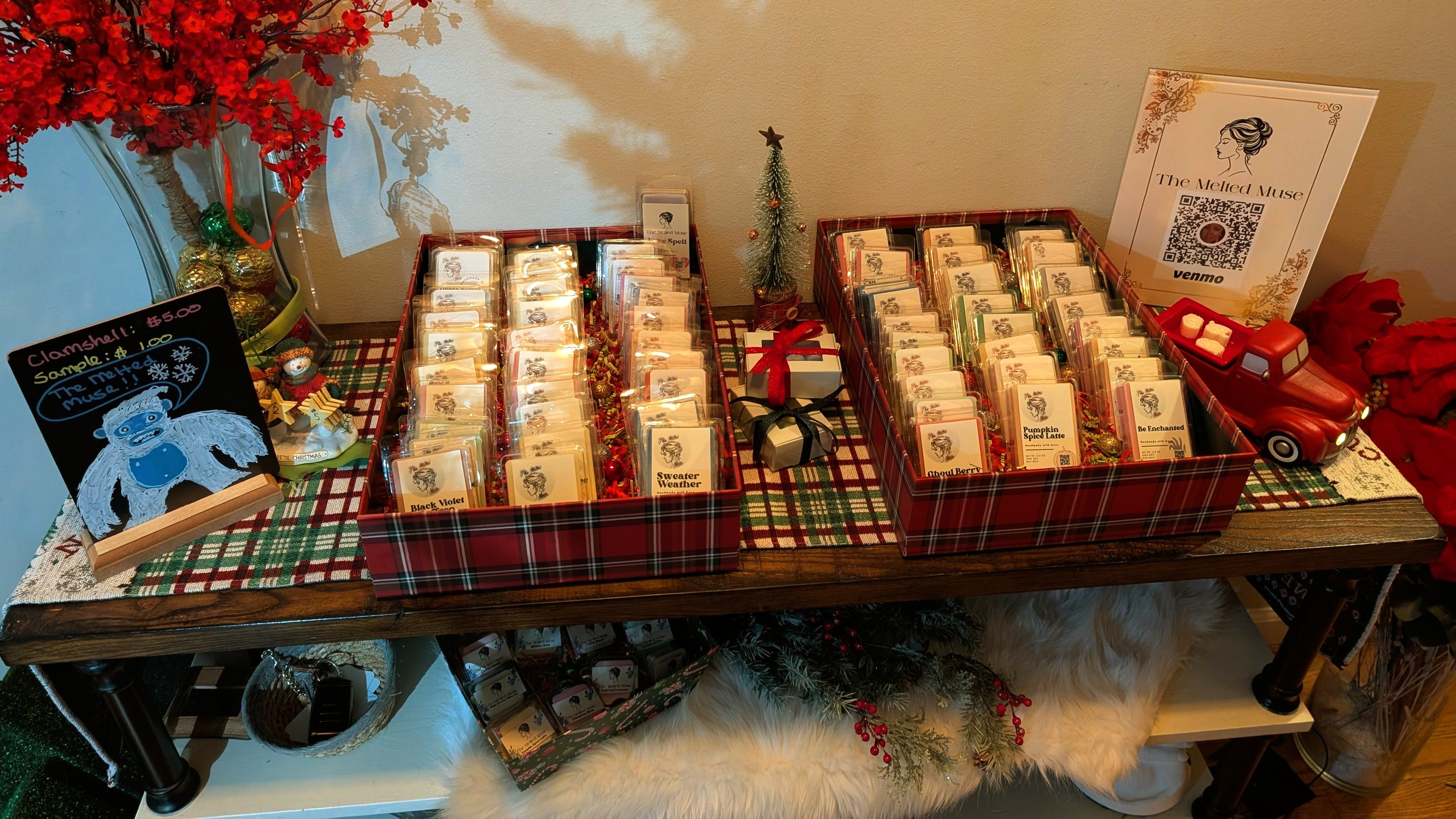The Melted Muse artisan wax melt creation